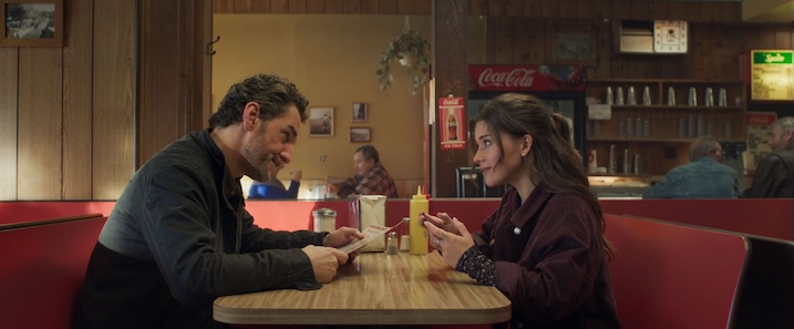 CIAC – Still - Aaron Abrams and Katie Douglas in Eli Craig’s CLOWN IN A CORNFIELD. Courtesy of RLJE Films & Shudder. An RLJE Films & Shudder Release.