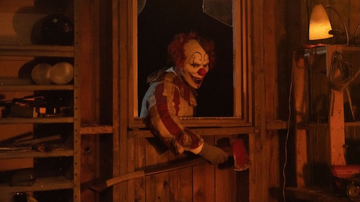 CIAC – Still – Frendo the Clown in Eli Craig’s CLOWN IN A CORNFIELD. Courtesy of RLJE Films & Shudder. An RLJE Films & Shudder Release.